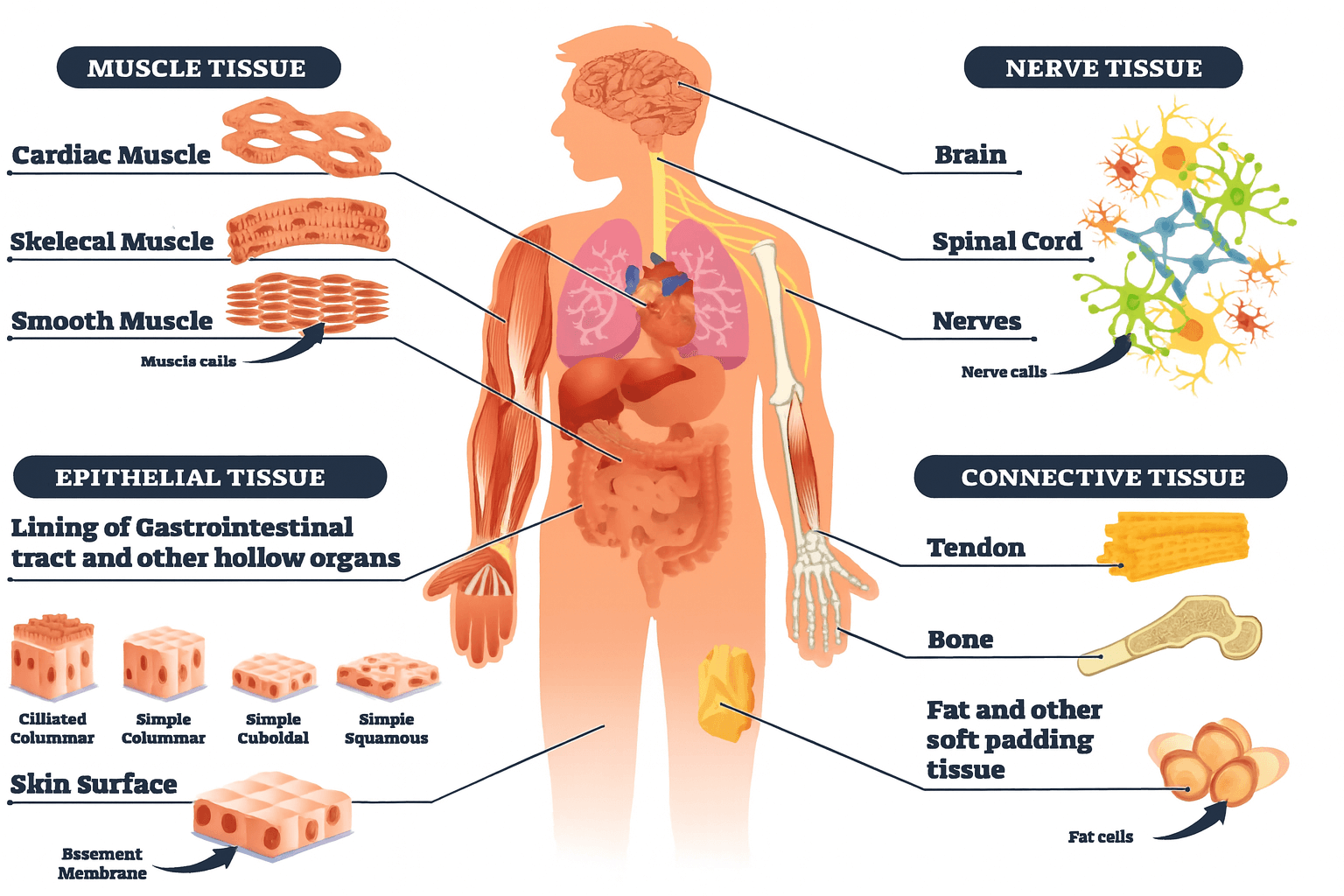 Human Tissue Types Explained