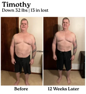 Photo of Timothy GLP-1 Before and After