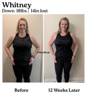 Photo of Whitney GLP-1 Before and After